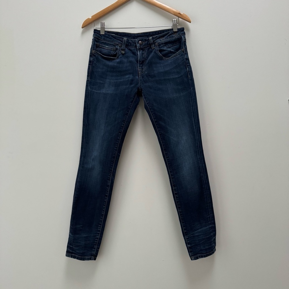 R13 Dark Blue Skinny Jeans